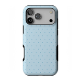 On the Dot | Blue Monochrome Polka Dot Case