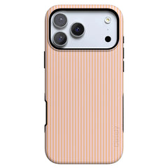 Stripes and the City | Orange & Pink Pinstripe Case