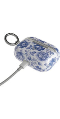 Rose to Fame | Blue & White Rose Floral AirPods Case